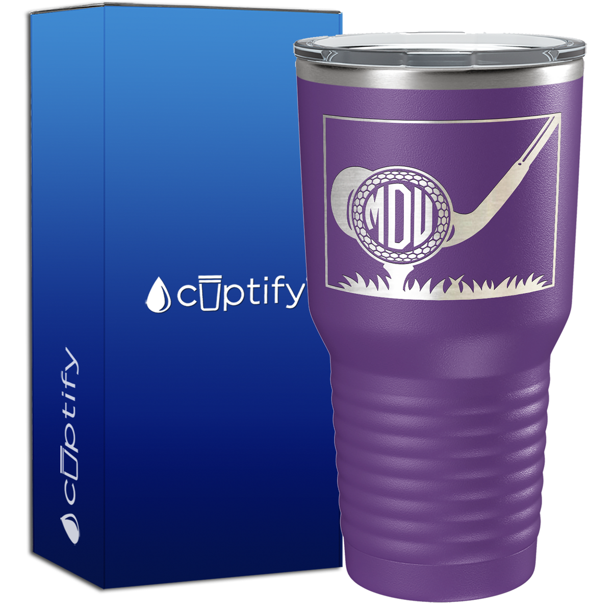 Monogrammed Golf Ball 30oz Golf Tumbler
