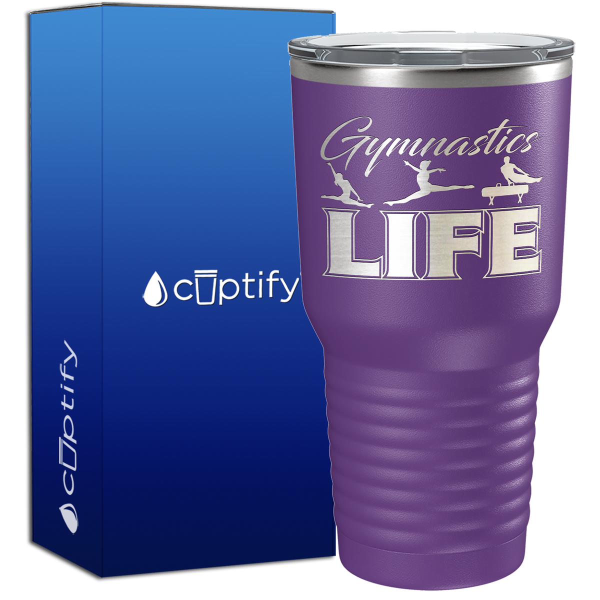 Gymnastics LIFE Silhouettes 30oz Gymnastics Tumbler