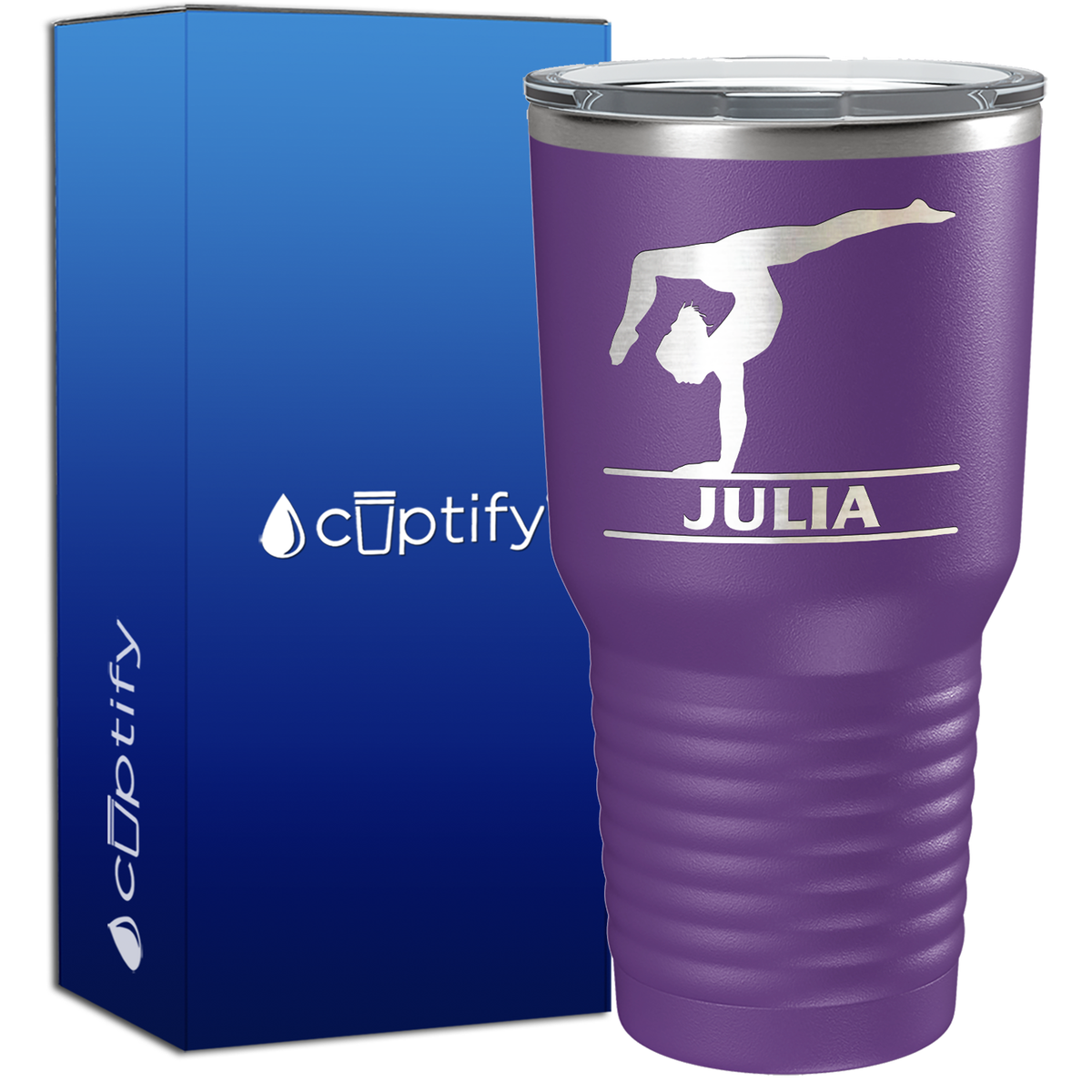 Personalized Gymnastics 30oz Gymnastics Tumbler