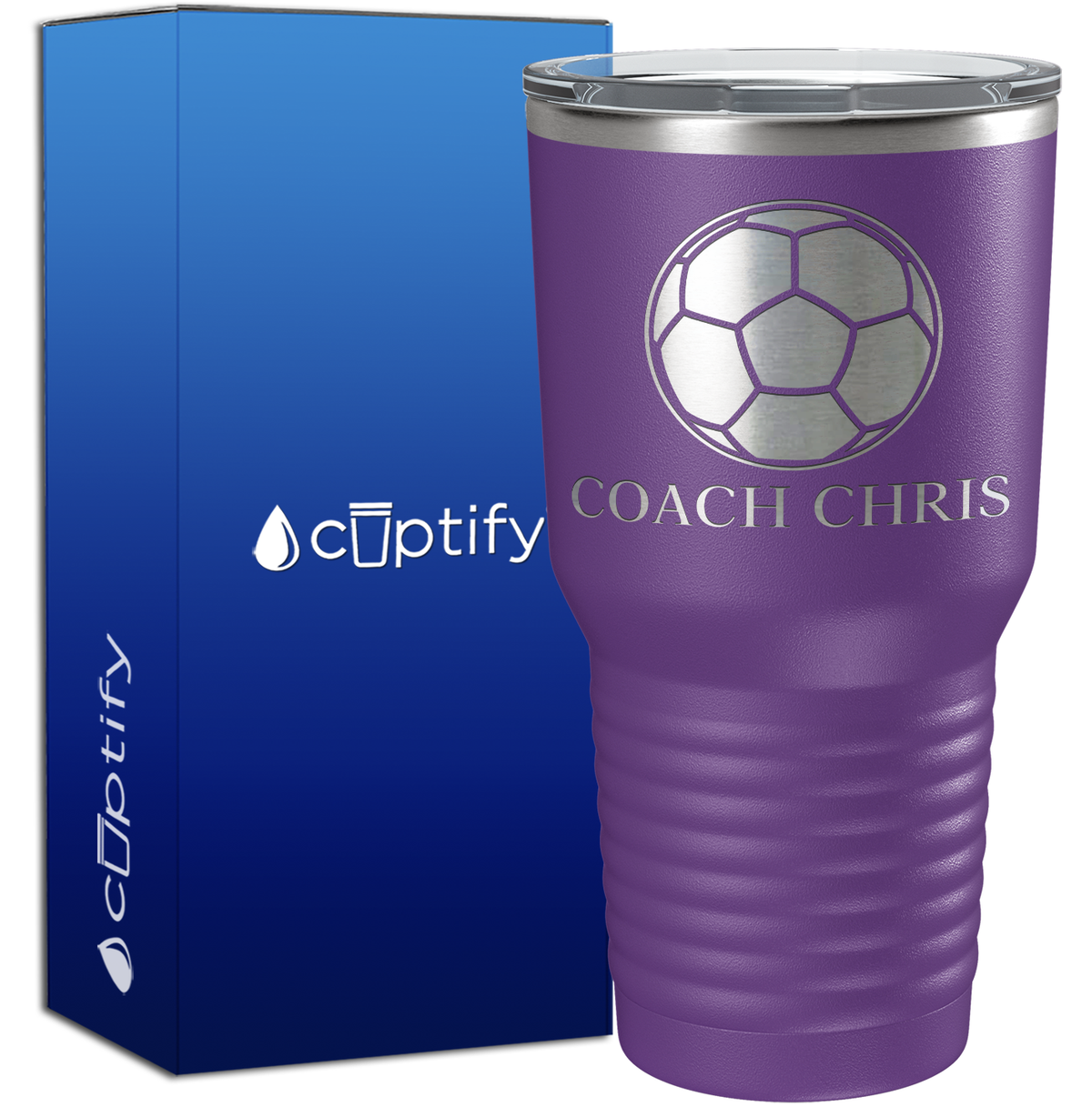 Personalized Soccer Coach 30oz Coach Tumbler