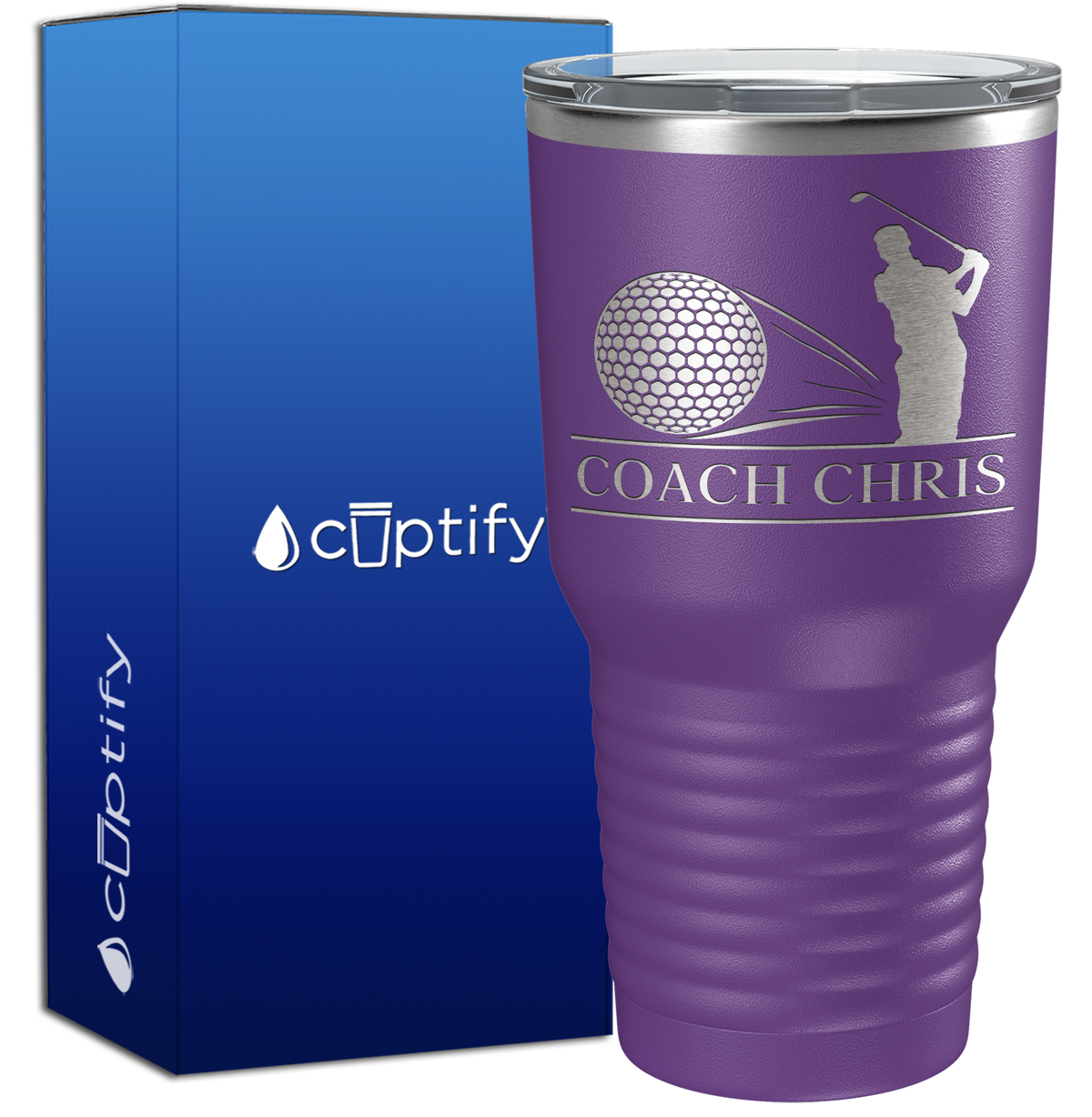Personalized Golf Coach 30oz Coach Tumbler