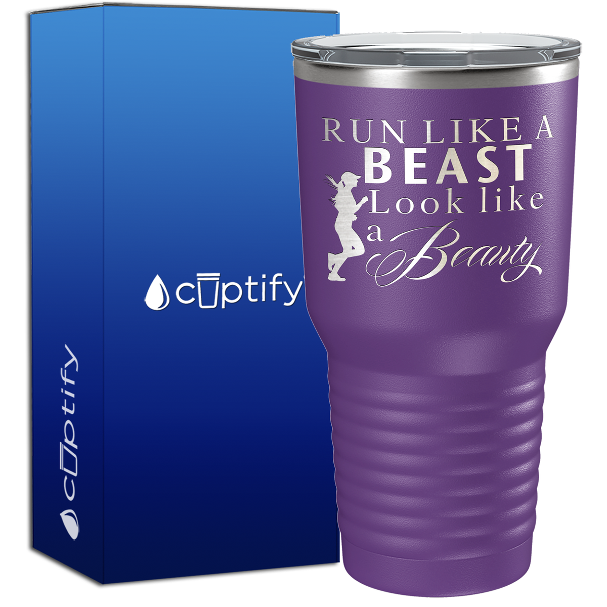 Runs Like a Beast Looks Like a Beauty 30oz Cross Country Tumbler