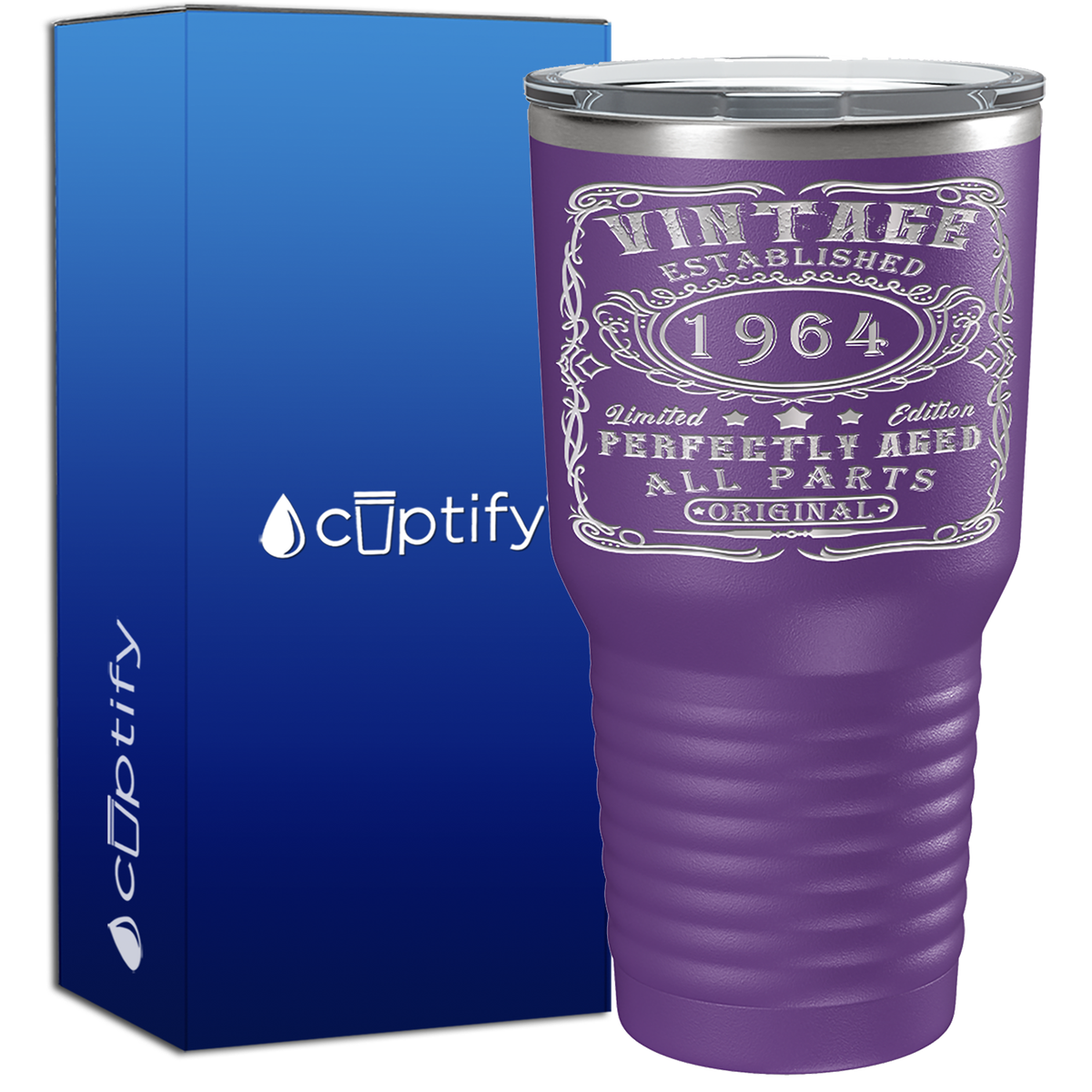 1964 Vintage Perfectly Aged 61st Birthday 61 Years Old 30oz Vintage Tumbler