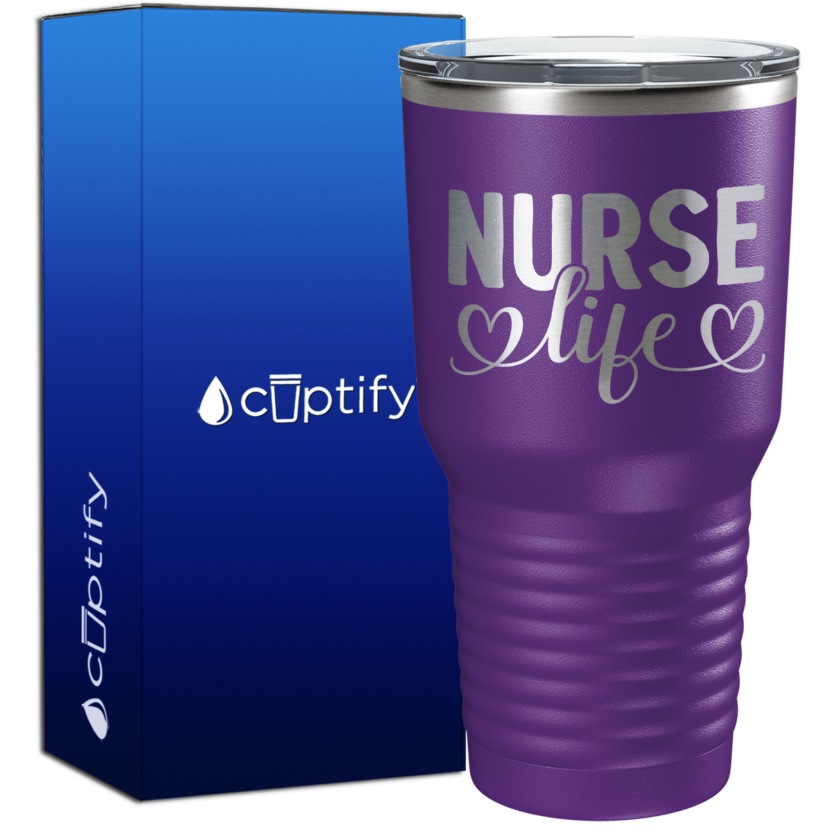 Nurse Life Hearts 30oz Nurse Tumbler