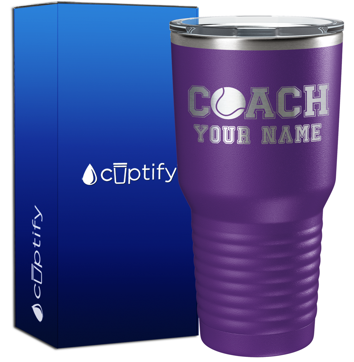 Personalized Coach Tennis 30oz Coach Tumbler
