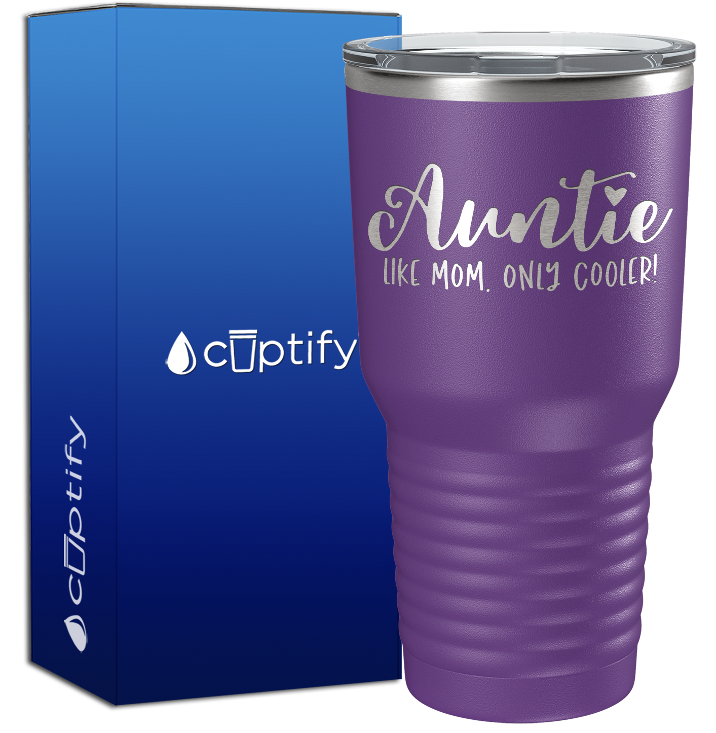 Auntie Like Mom Only Cooler 30oz Aunt Tumbler