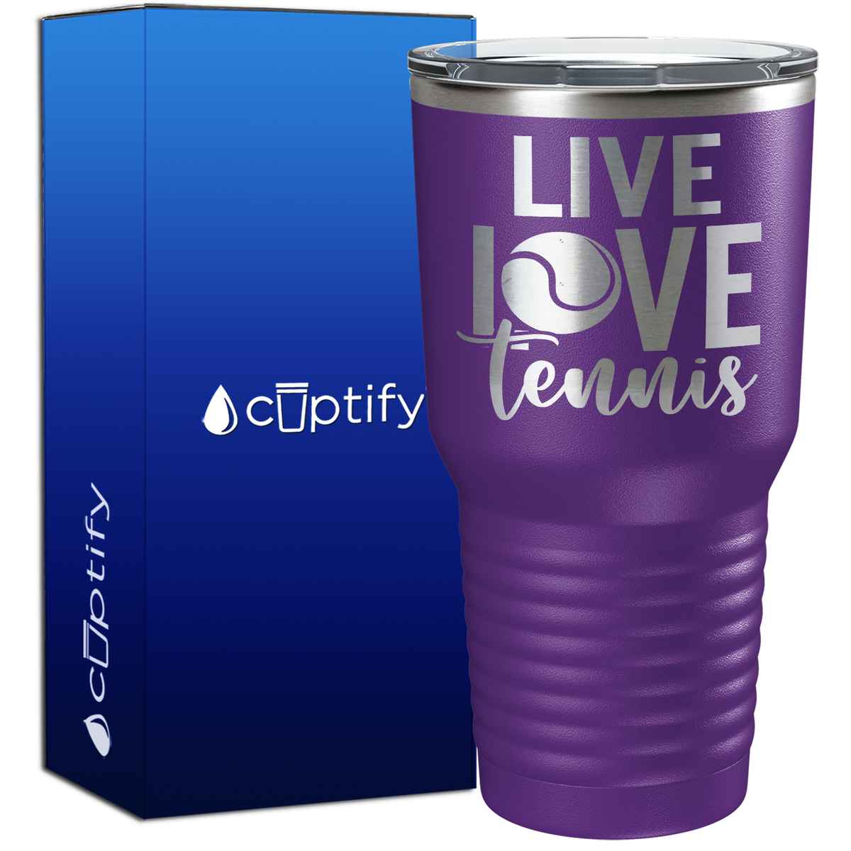 Live Love Tennis 30oz Tennis Tumbler