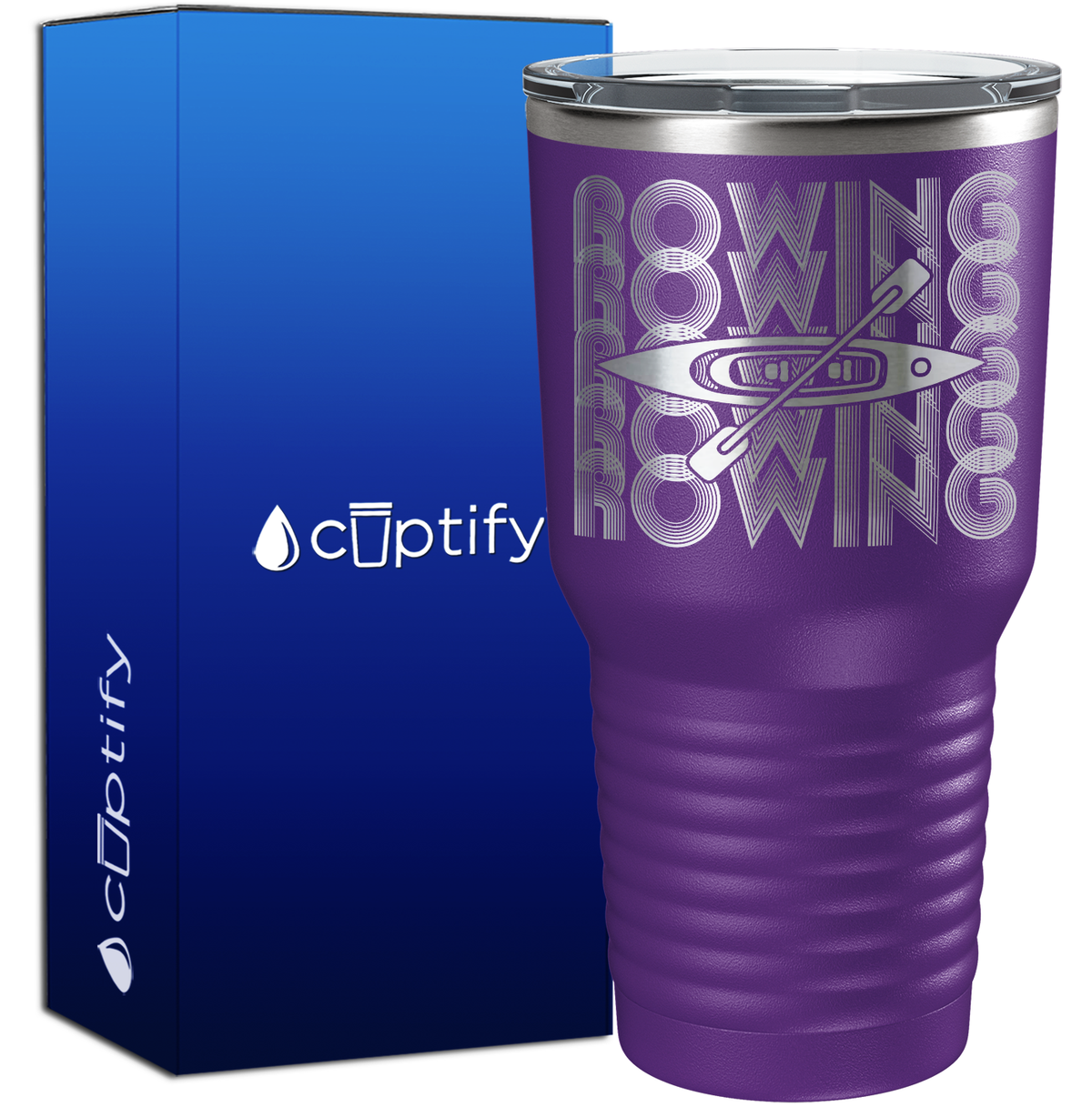 Rowing Rowing Rowing 30oz Crew Tumbler