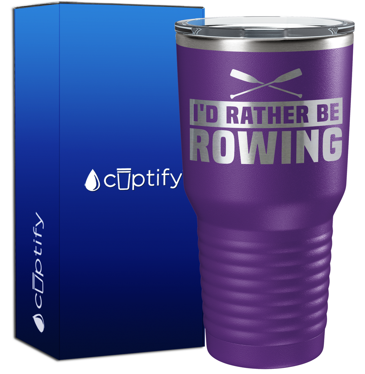 I'd Rather be Rowing 30oz Crew Tumbler