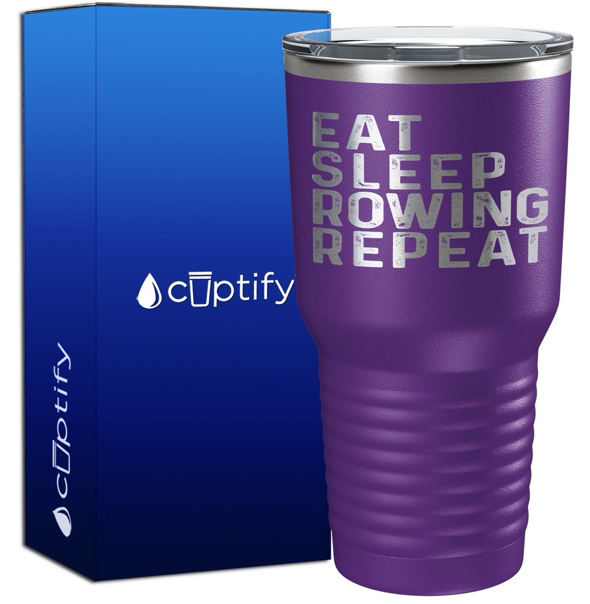 Eat Sleep Rowing Repeat 30oz Crew Tumbler