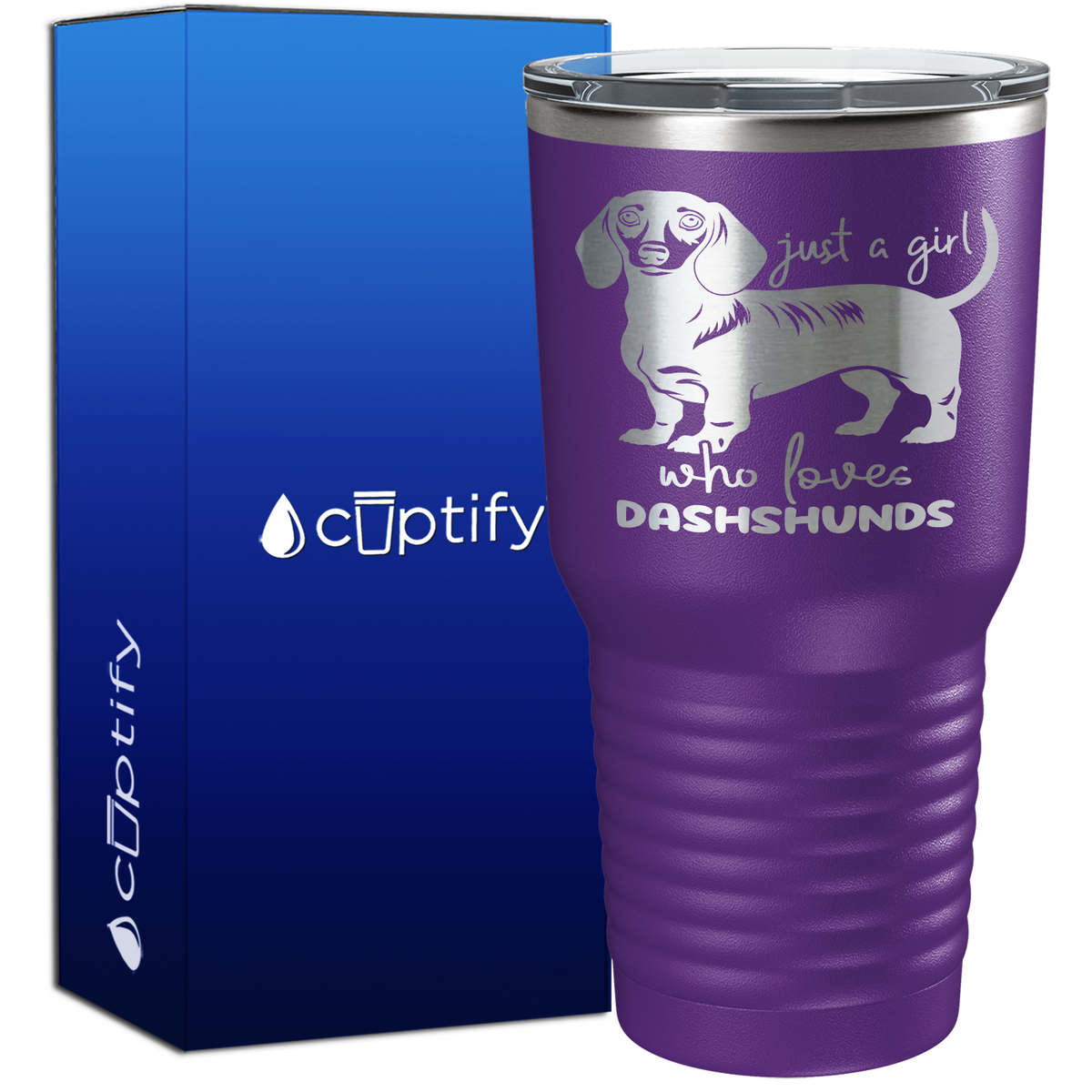 Just a Girl Who Loves Dashshunds 30oz Dogs Tumbler