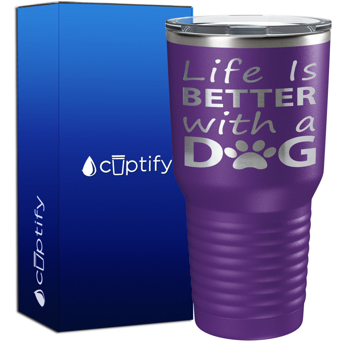Life is Better with a Dog 30oz Dogs Tumbler