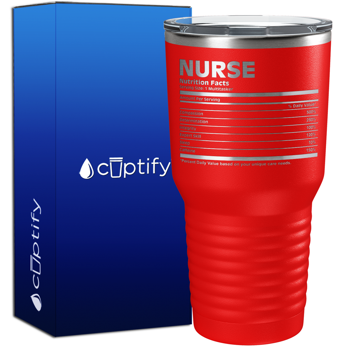 Nurse Nutrition Facts 30oz Nurse Tumbler
