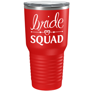 Bride Squad Heart on Stainless Steel Bridal Shower Tumbler