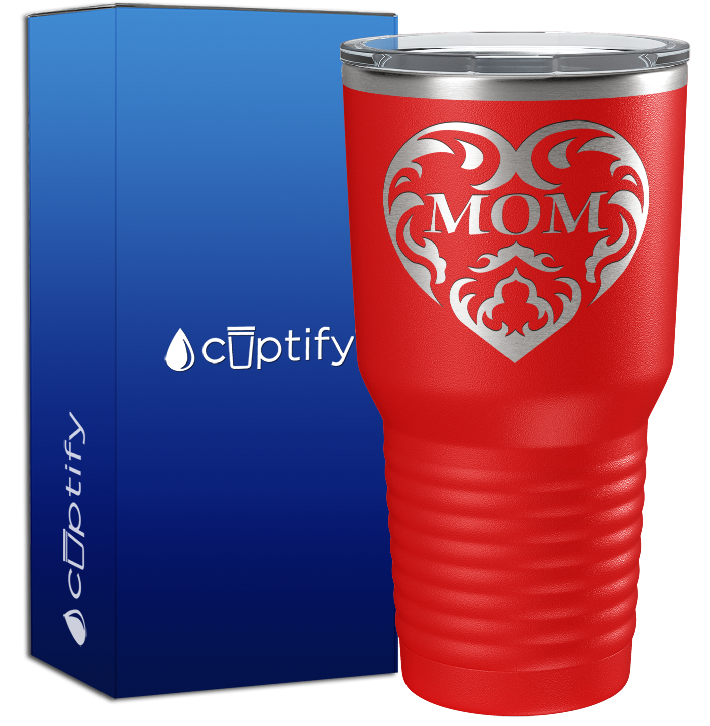 Mom Heart 30oz Mom Tumbler