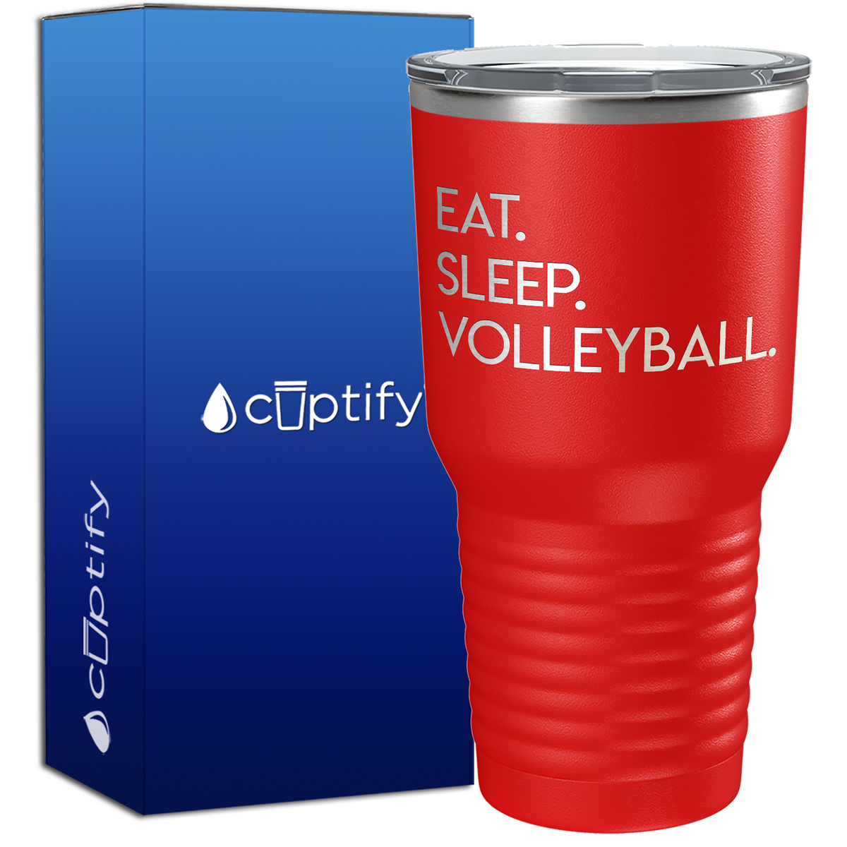Eat Sleep Volleyball 30oz Stainless Steel Tumbler