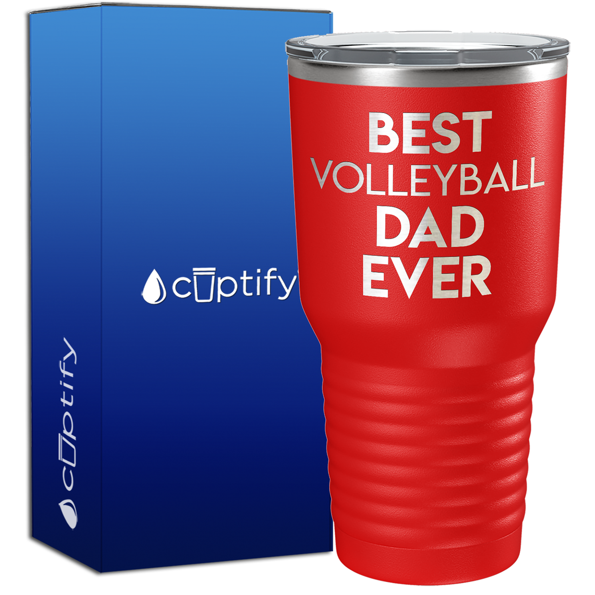 Best Volleyball Dad Ever 30oz Stainless Steel Tumbler