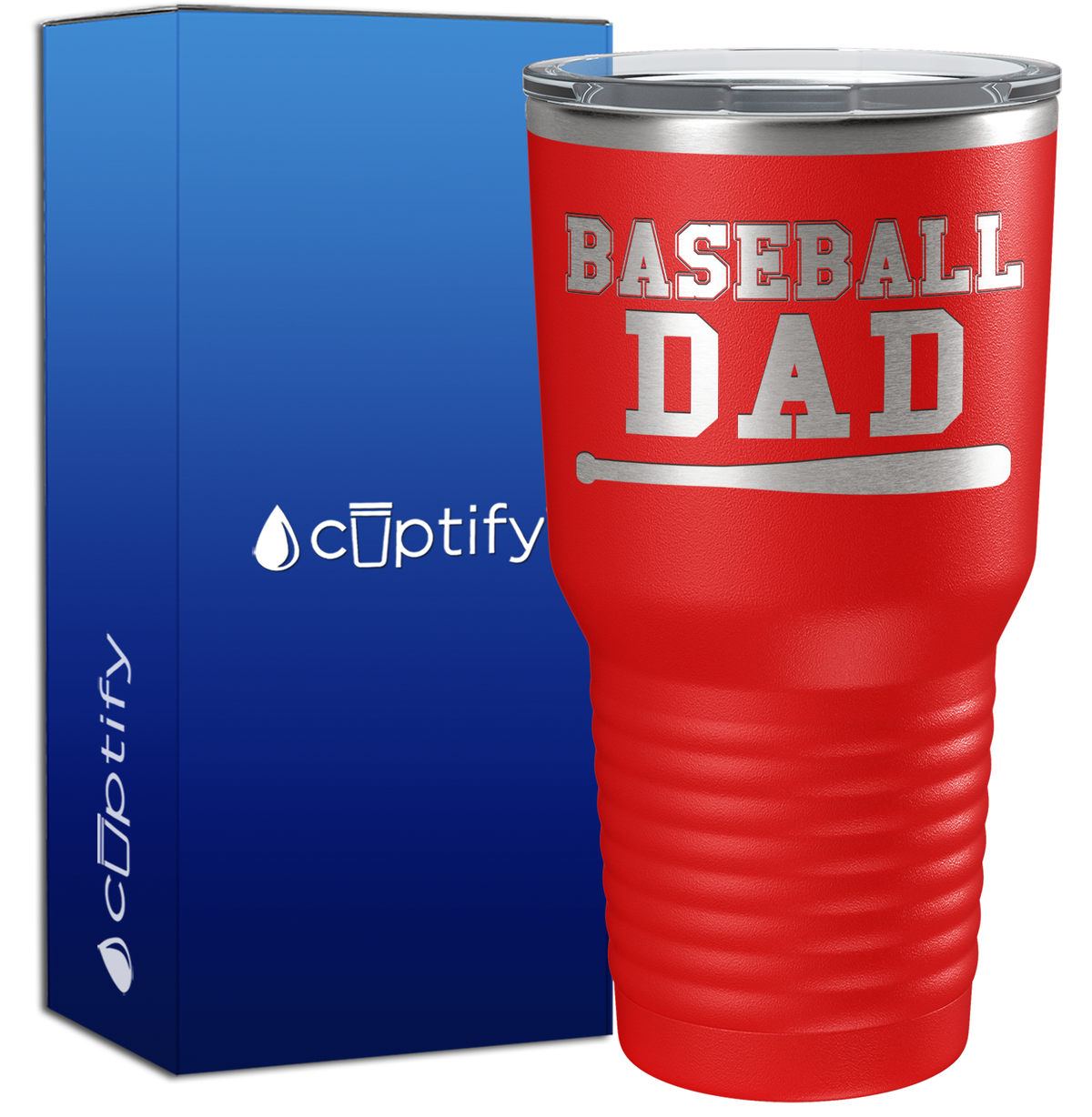 Baseball Dad 30oz Baseball Tumbler