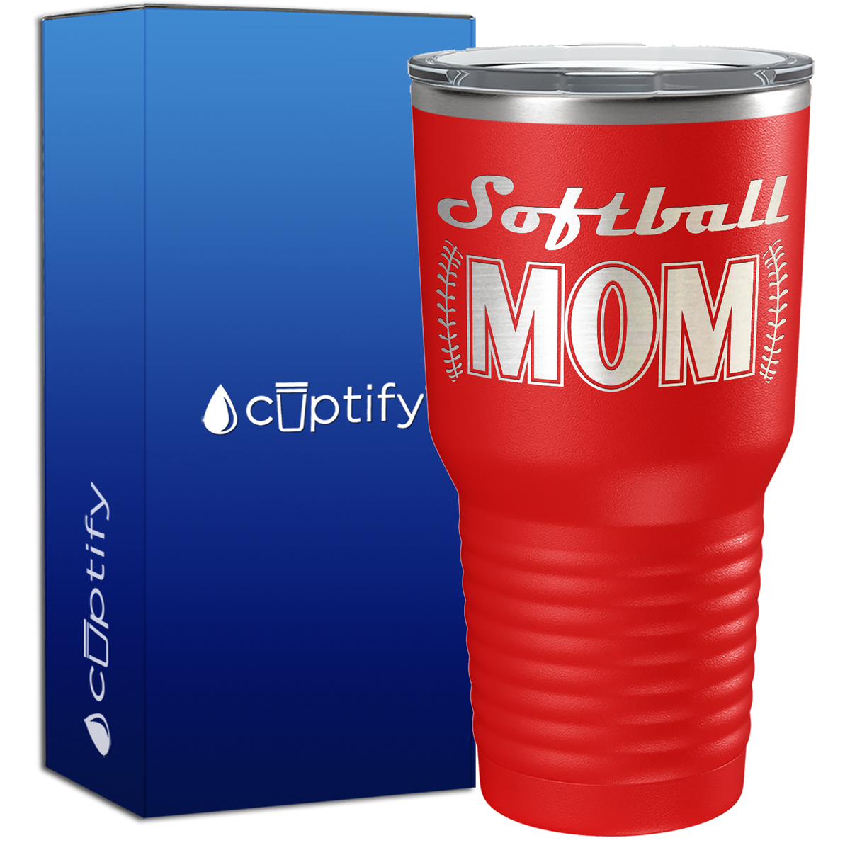 Softball Mom 30oz Softball Tumbler