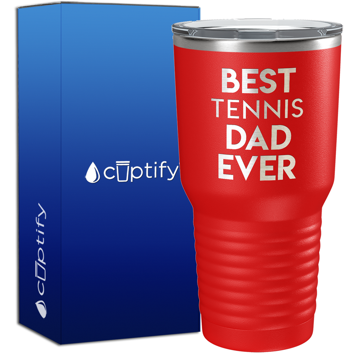 Best Tennis Dad Ever 30oz Tennis Tumbler