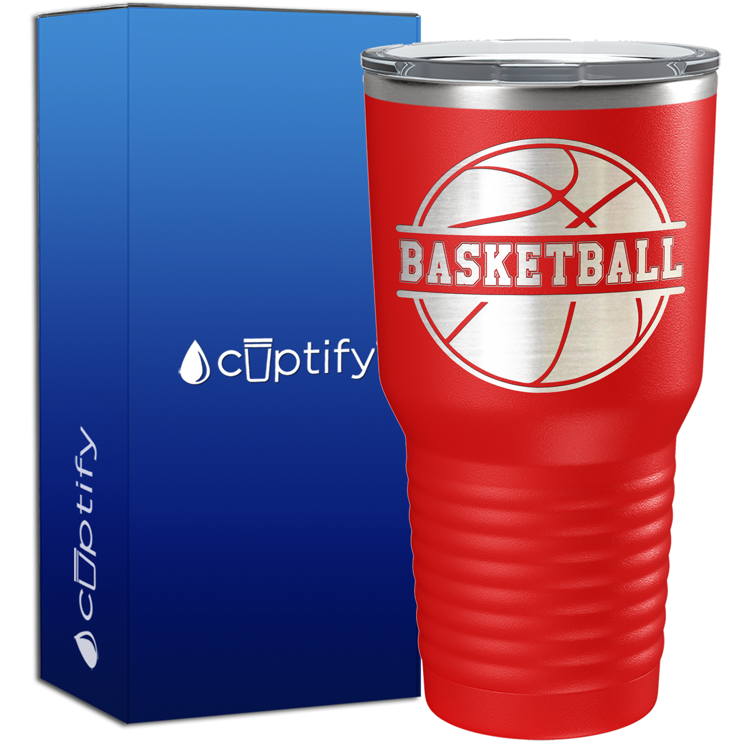 Basketball Ball on 30oz Tumbler