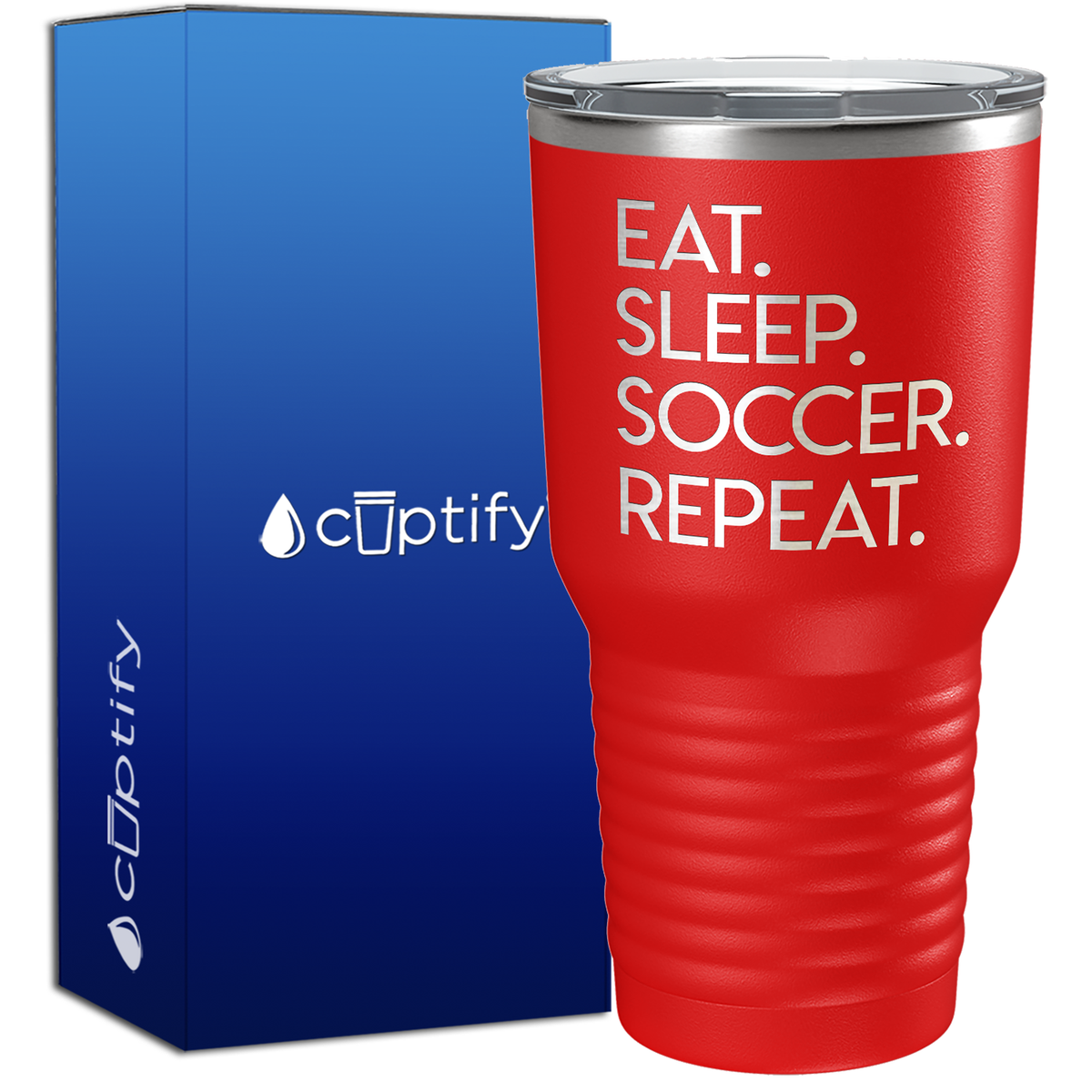 Eat Sleep Soccer Repeat 30oz Soccer Tumbler