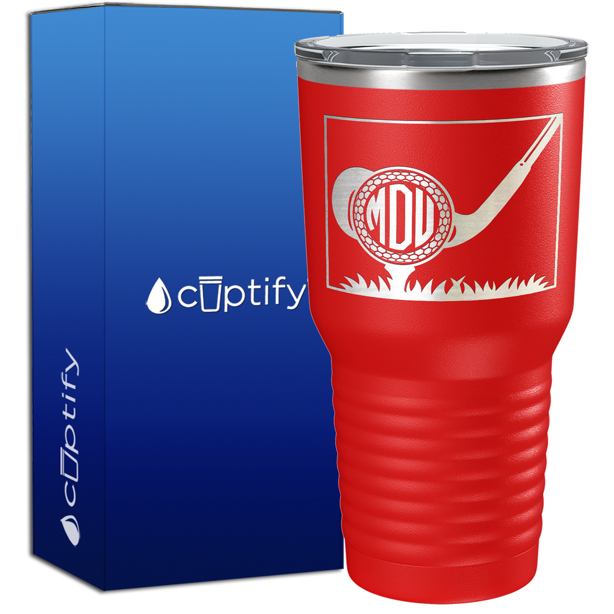 Monogrammed Golf Ball 30oz Golf Tumbler