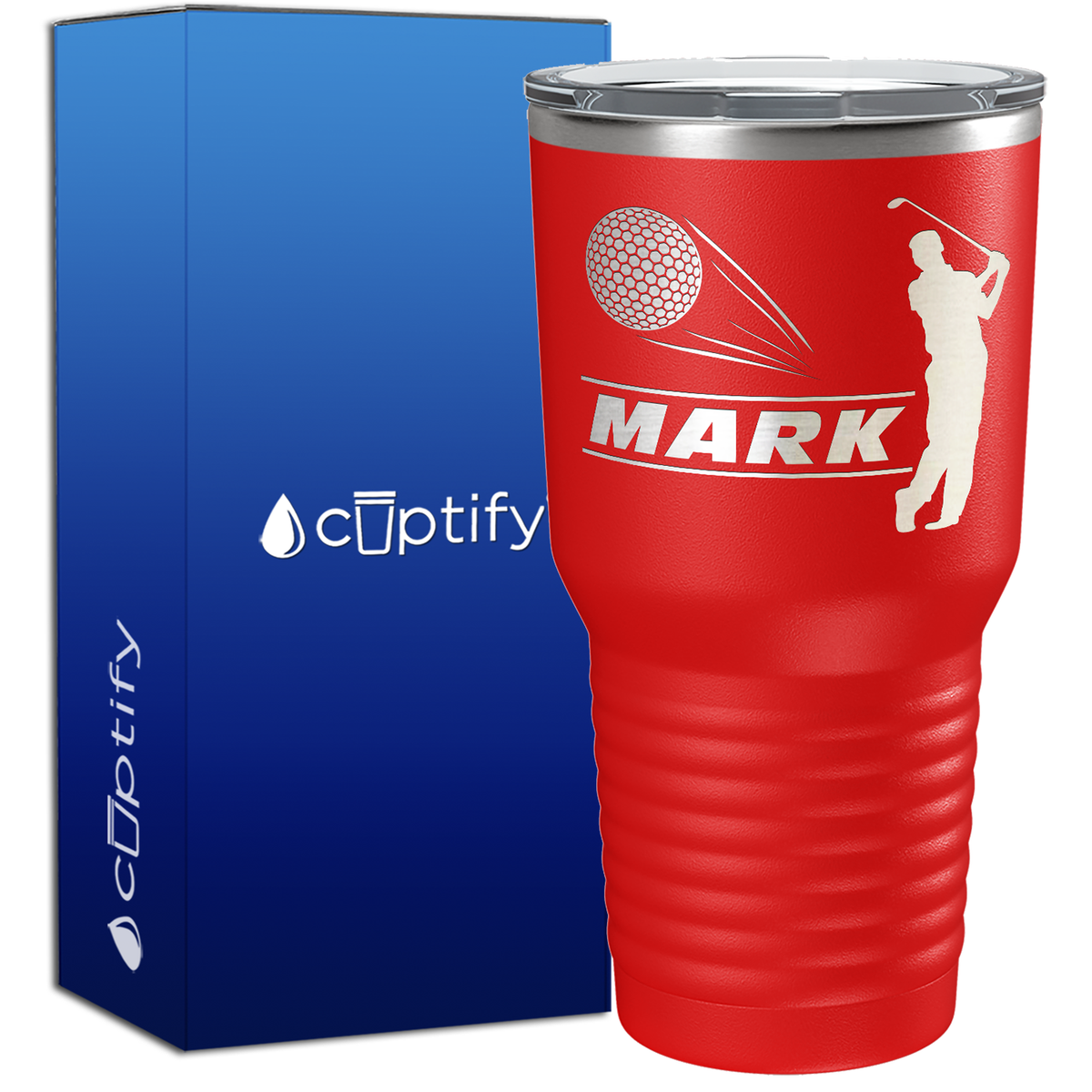 Personalized Golfer 30oz Golf Tumbler