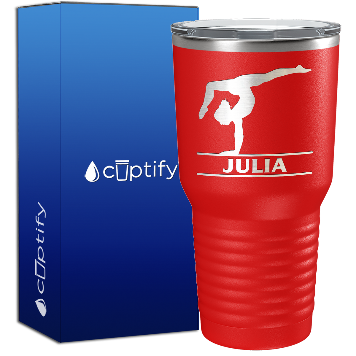 Personalized Gymnastics 30oz Gymnastics Tumbler