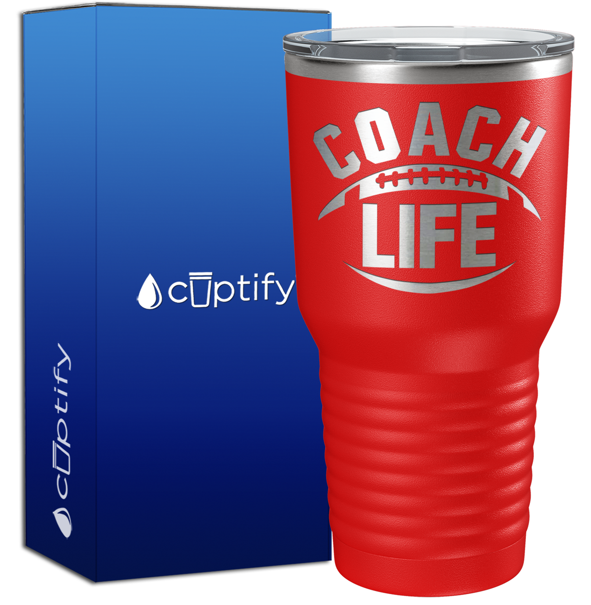 Football Coach Life 30oz Coach Tumbler