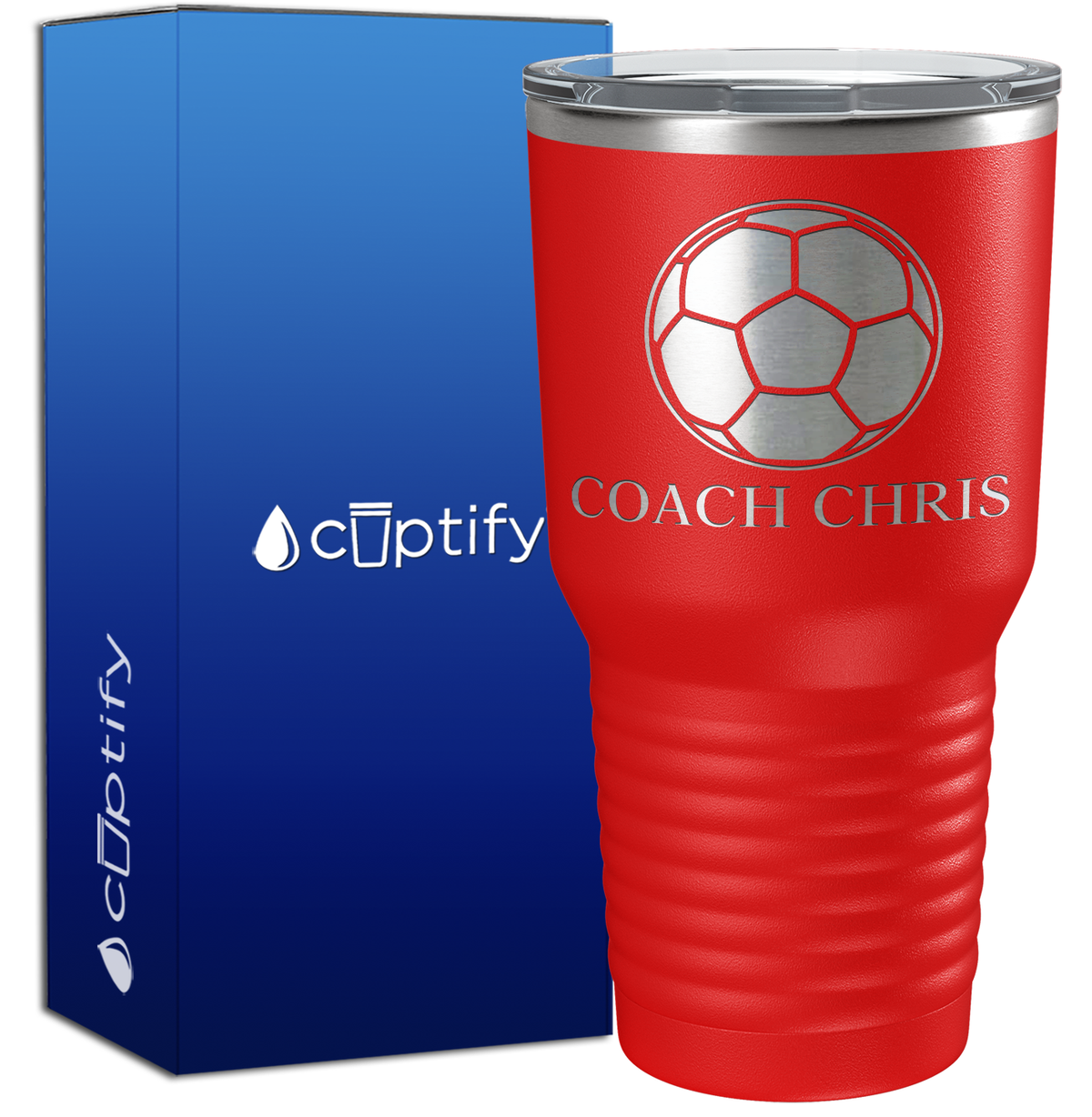 Personalized Soccer Coach 30oz Coach Tumbler