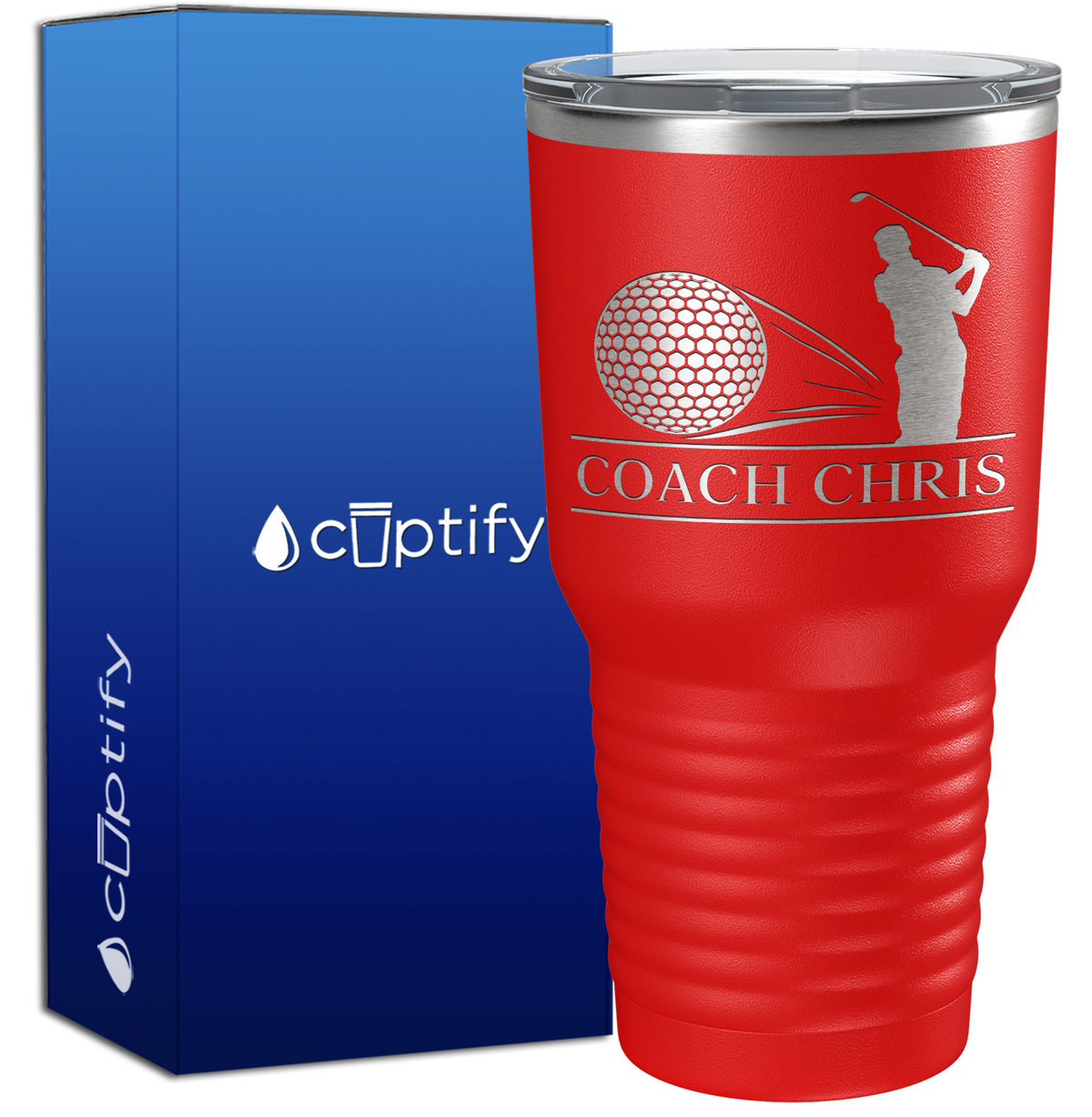 Personalized Golf Coach 30oz Coach Tumbler