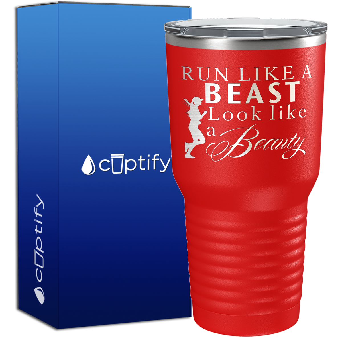 Runs Like a Beast Looks Like a Beauty 30oz Cross Country Tumbler
