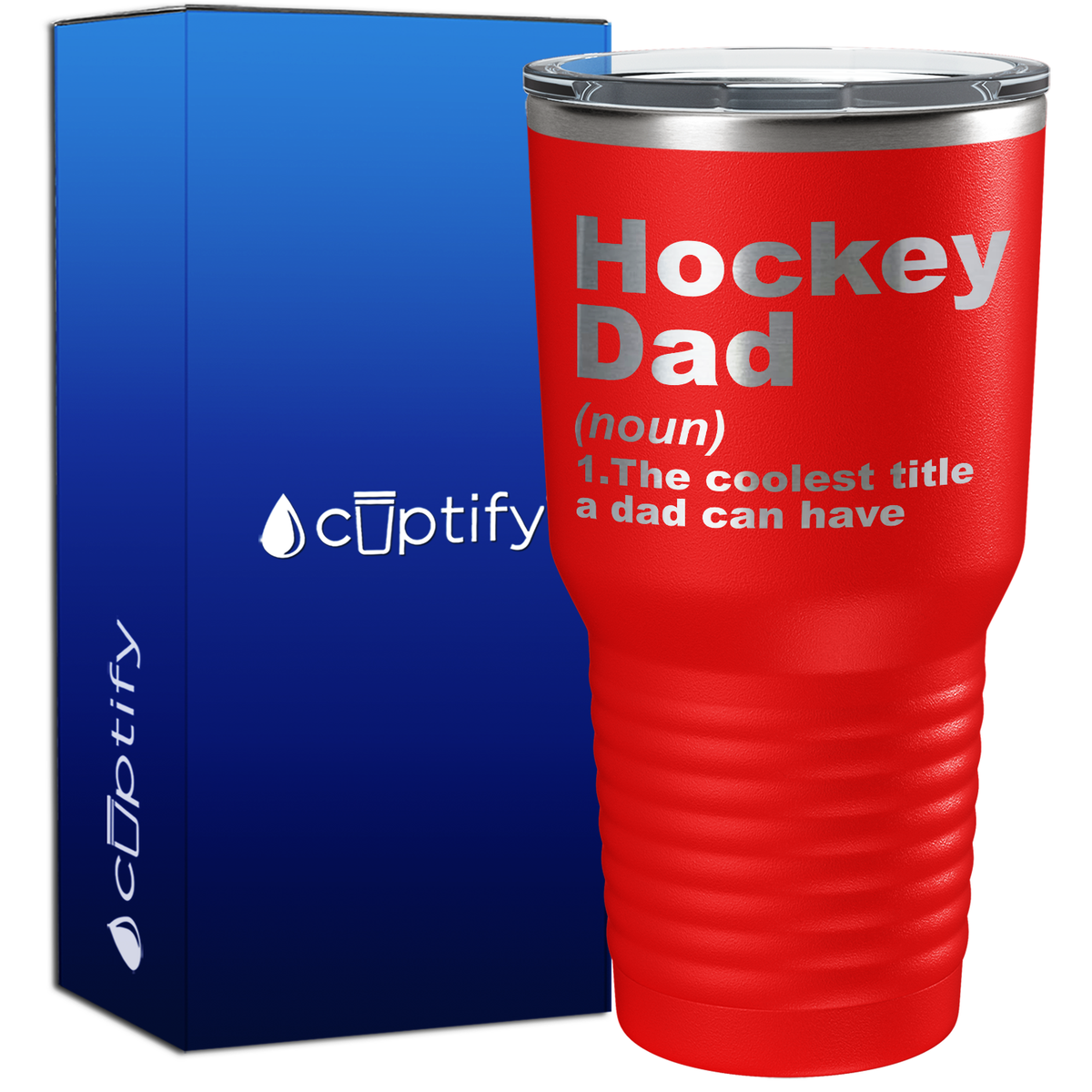 Hockey Dad Definition 30oz Hockey Tumbler