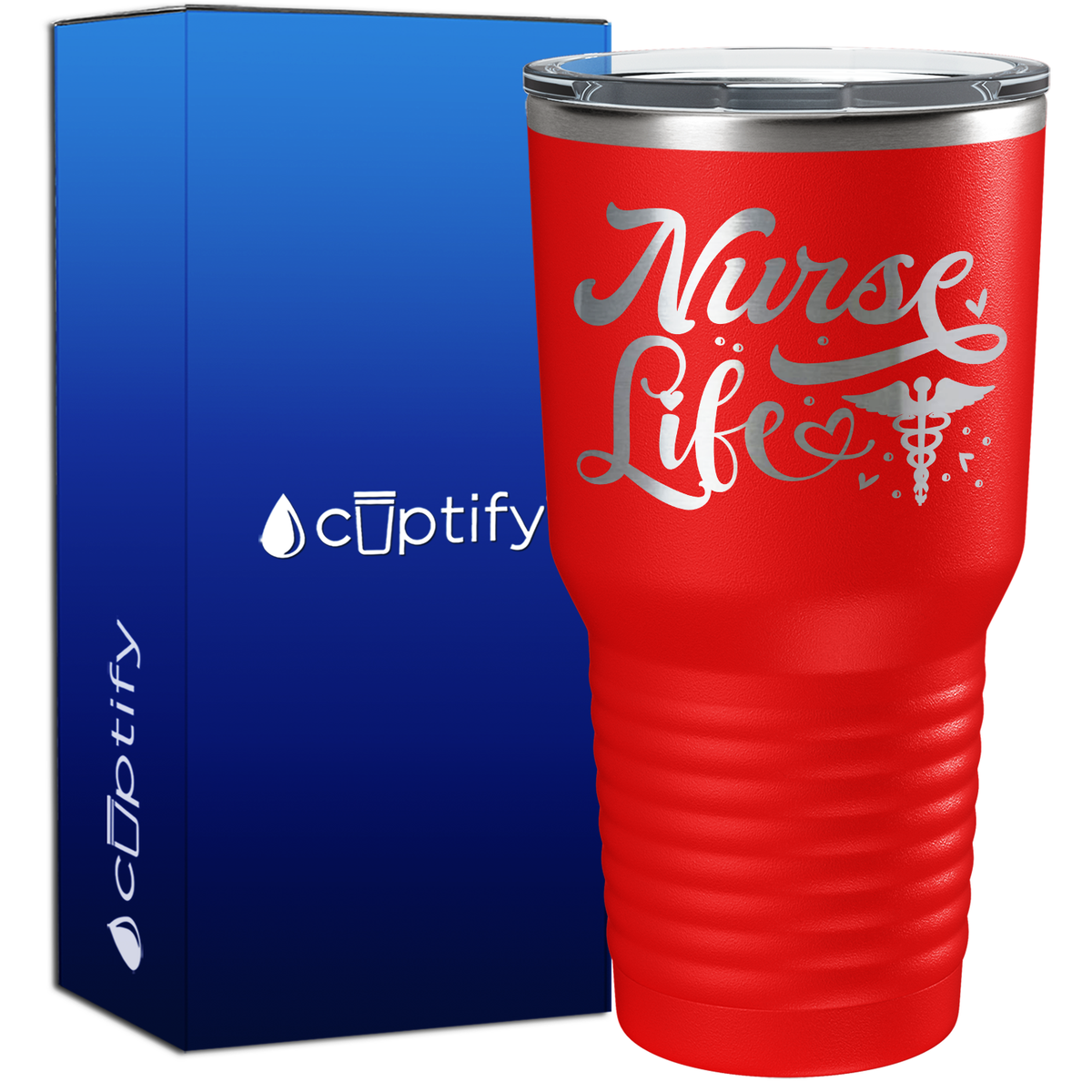 Nurse Life Caduceus 30oz Nurse Tumbler