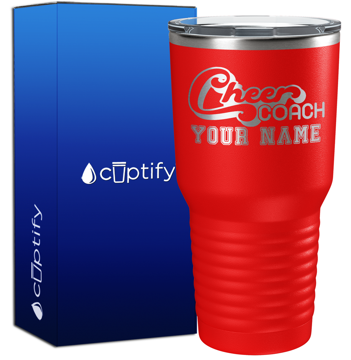 Personalized Cheer Coach 30oz Coach Tumbler