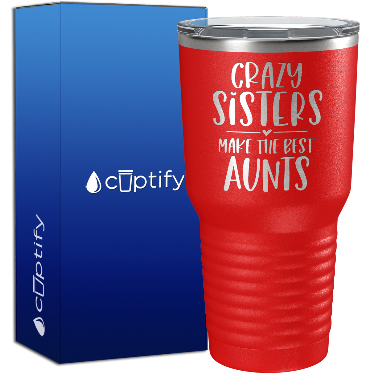 Crazy Sisters Best Aunts 30oz Aunt Tumbler