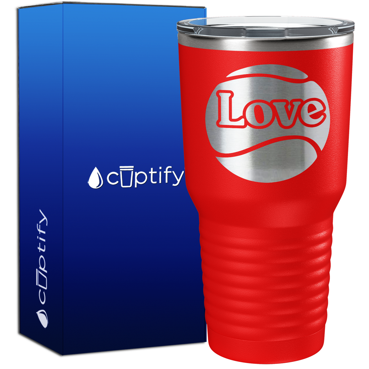 Tennis Ball Love 30oz Tennis Tumbler
