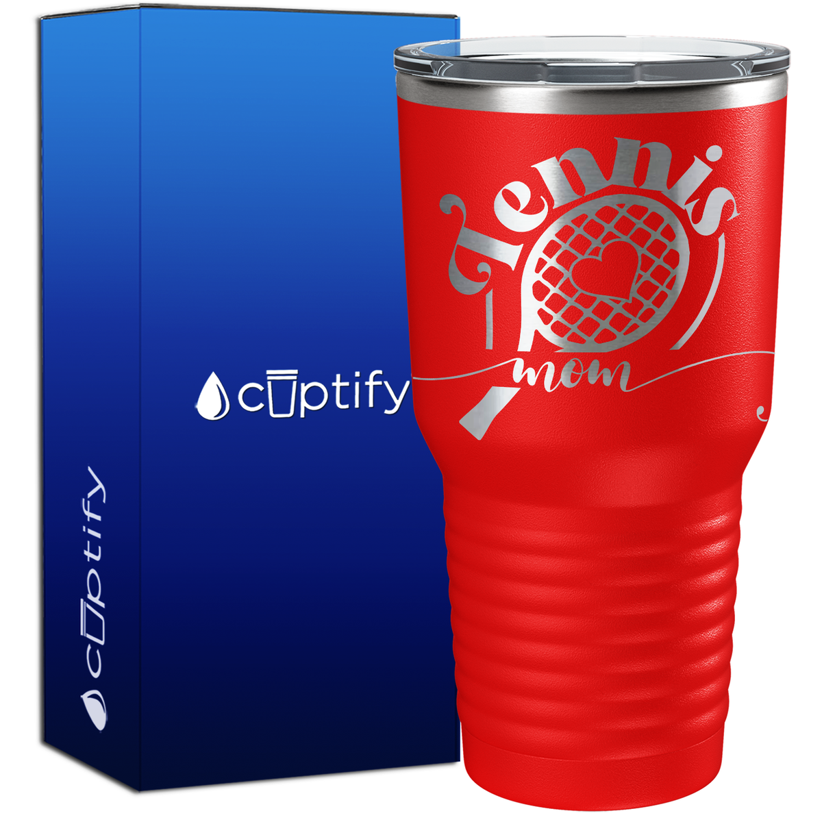 Tennis Racket Mom 30oz Tennis Tumbler