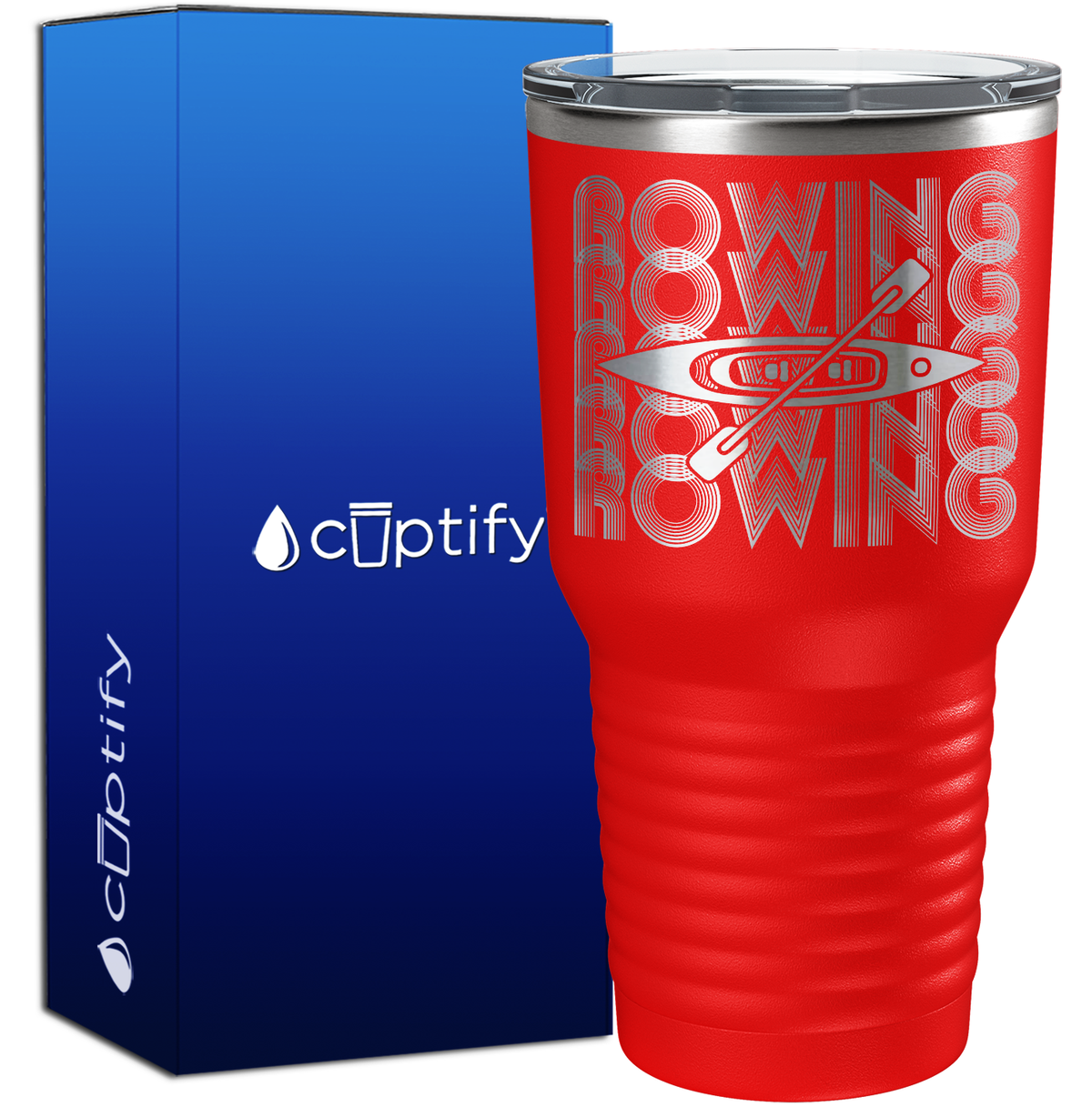 Rowing Rowing Rowing 30oz Crew Tumbler