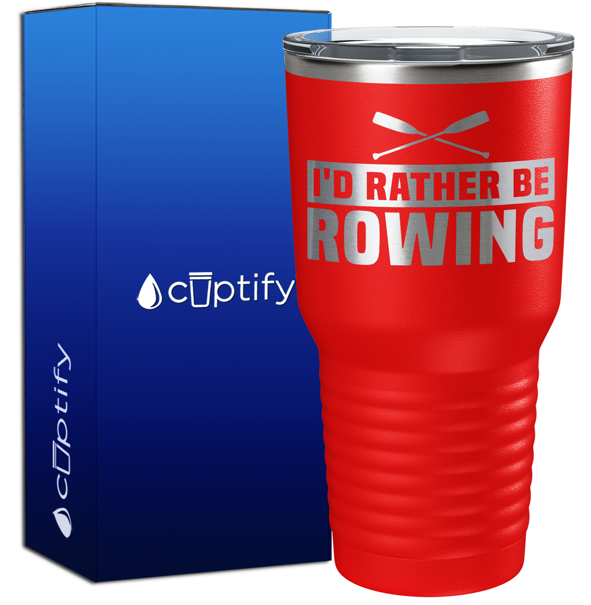 I'd Rather be Rowing 30oz Crew Tumbler