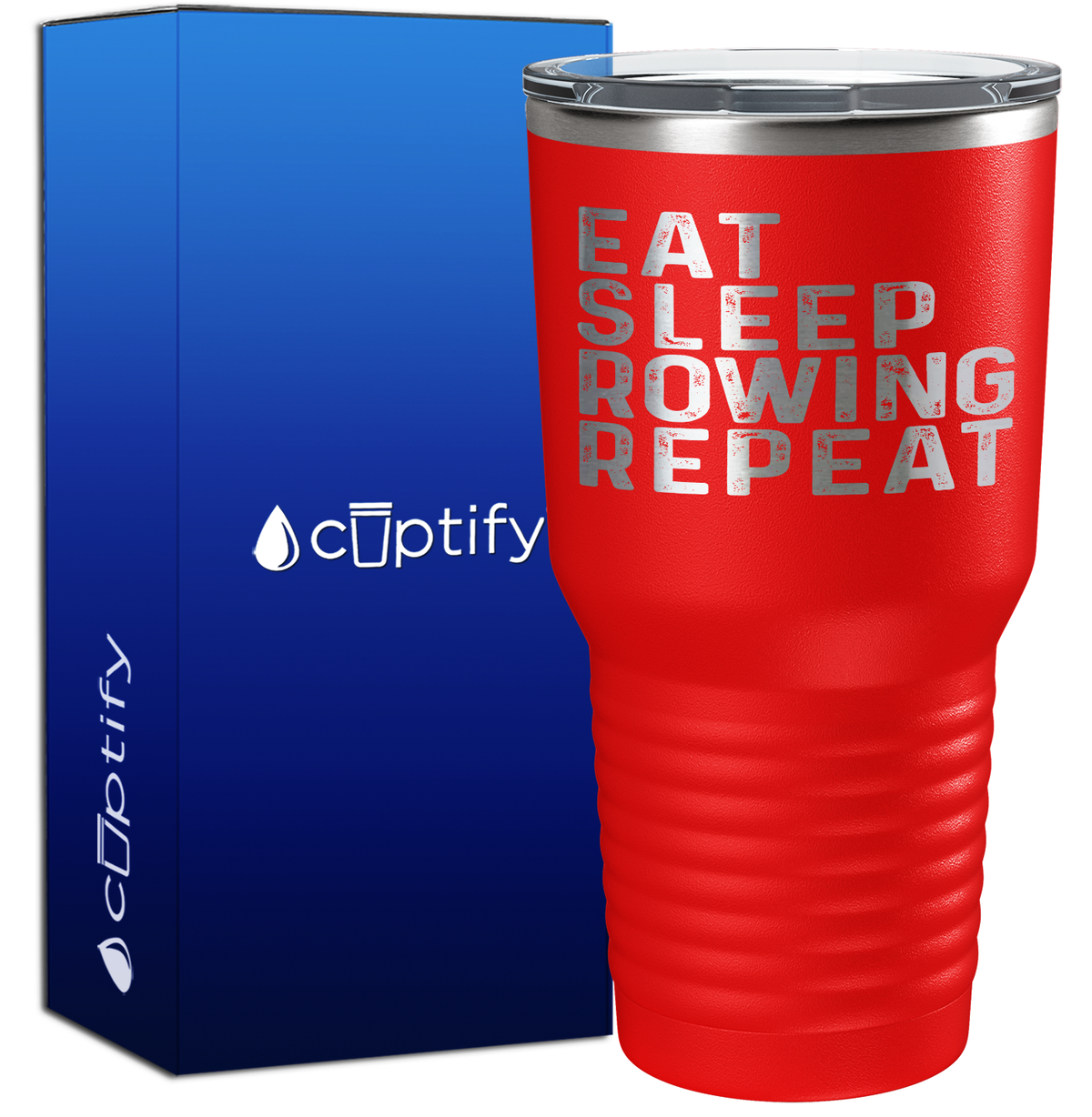 Eat Sleep Rowing Repeat 30oz Crew Tumbler