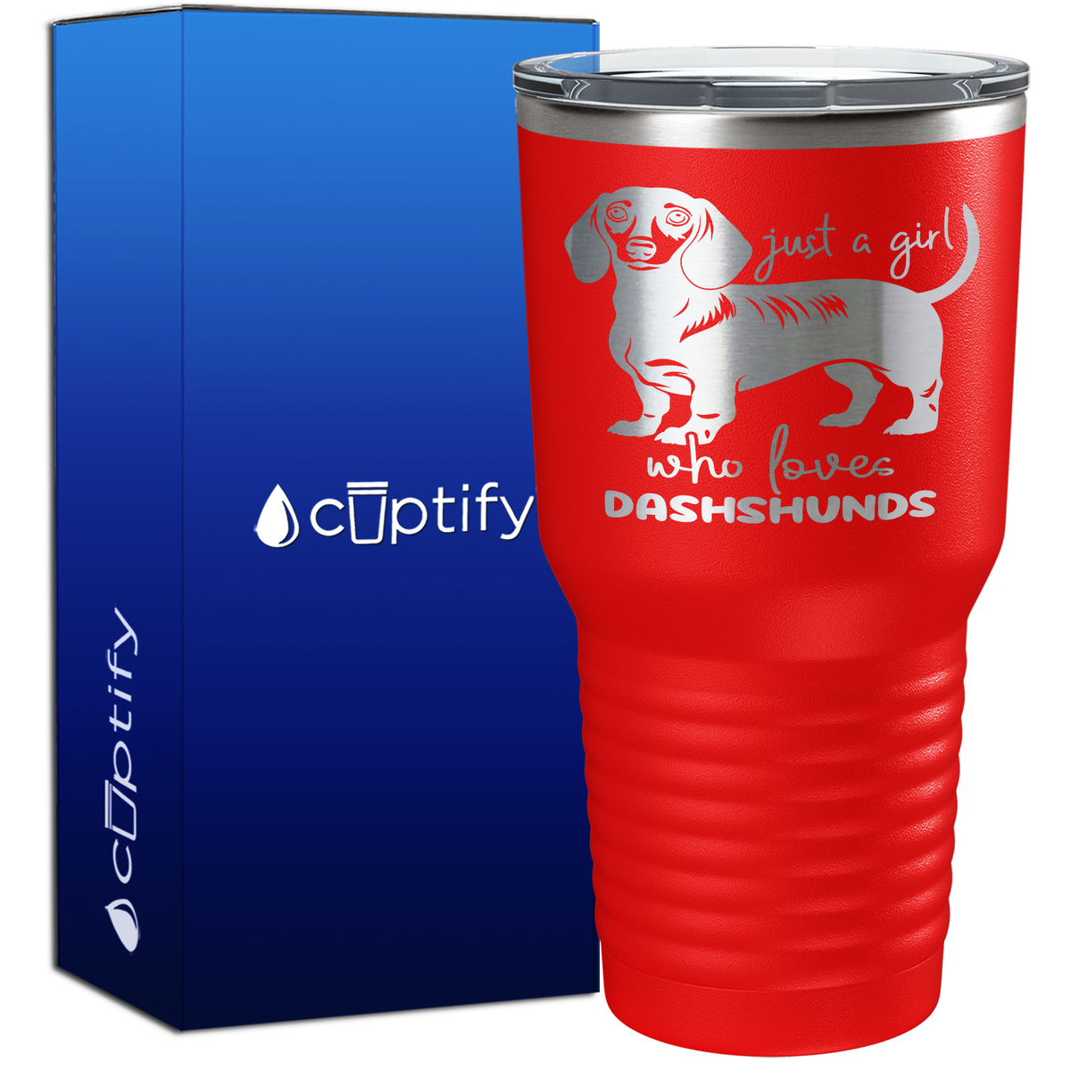 Just a Girl Who Loves Dashshunds 30oz Dogs Tumbler