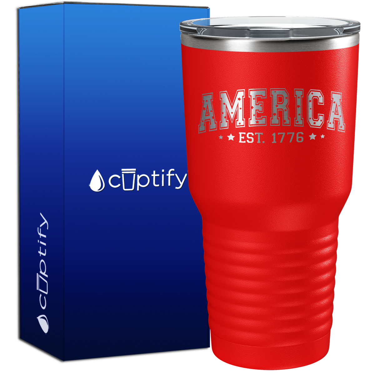America Est. 1776 30oz 4th of July Tumbler