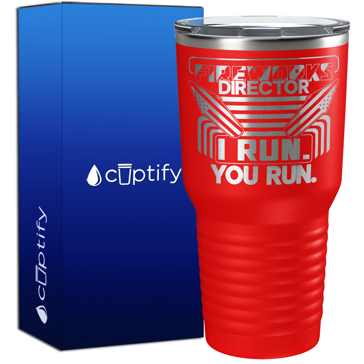 Fireworks Director 30oz 4th of July Tumbler