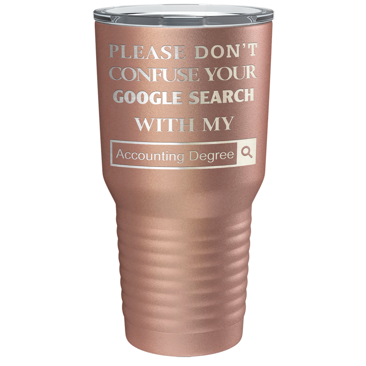 Accountant Wife on 30oz Stainless Steel Tumbler