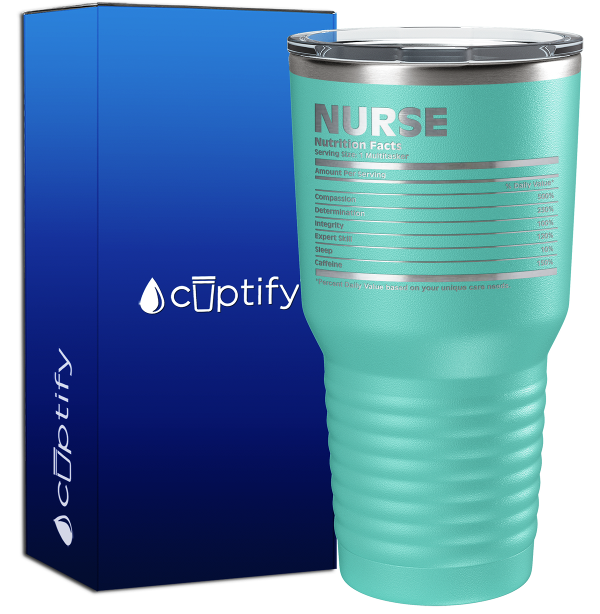 Nurse Nutrition Facts 30oz Nurse Tumbler