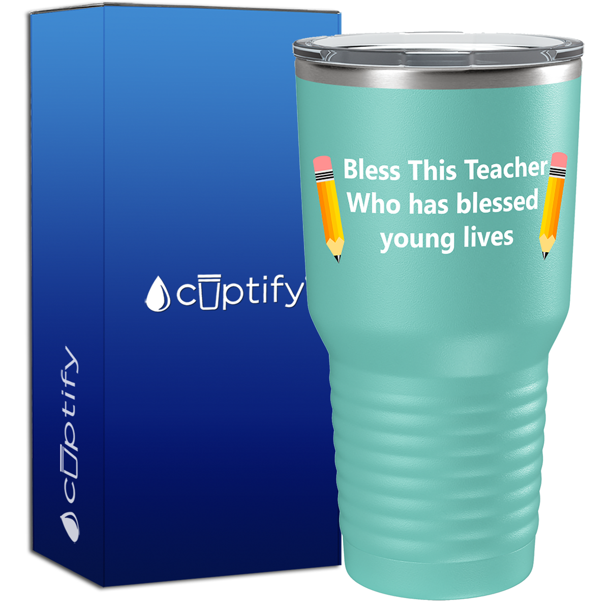 God Bless This Teacher 30oz Teacher Tumbler