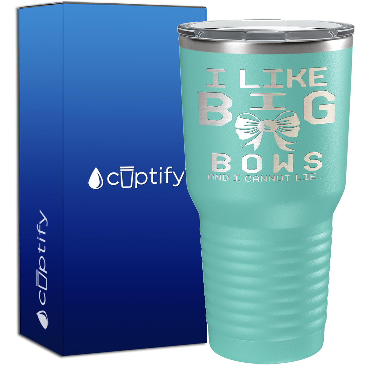 I Like Big Bows 30oz Cheer Tumbler