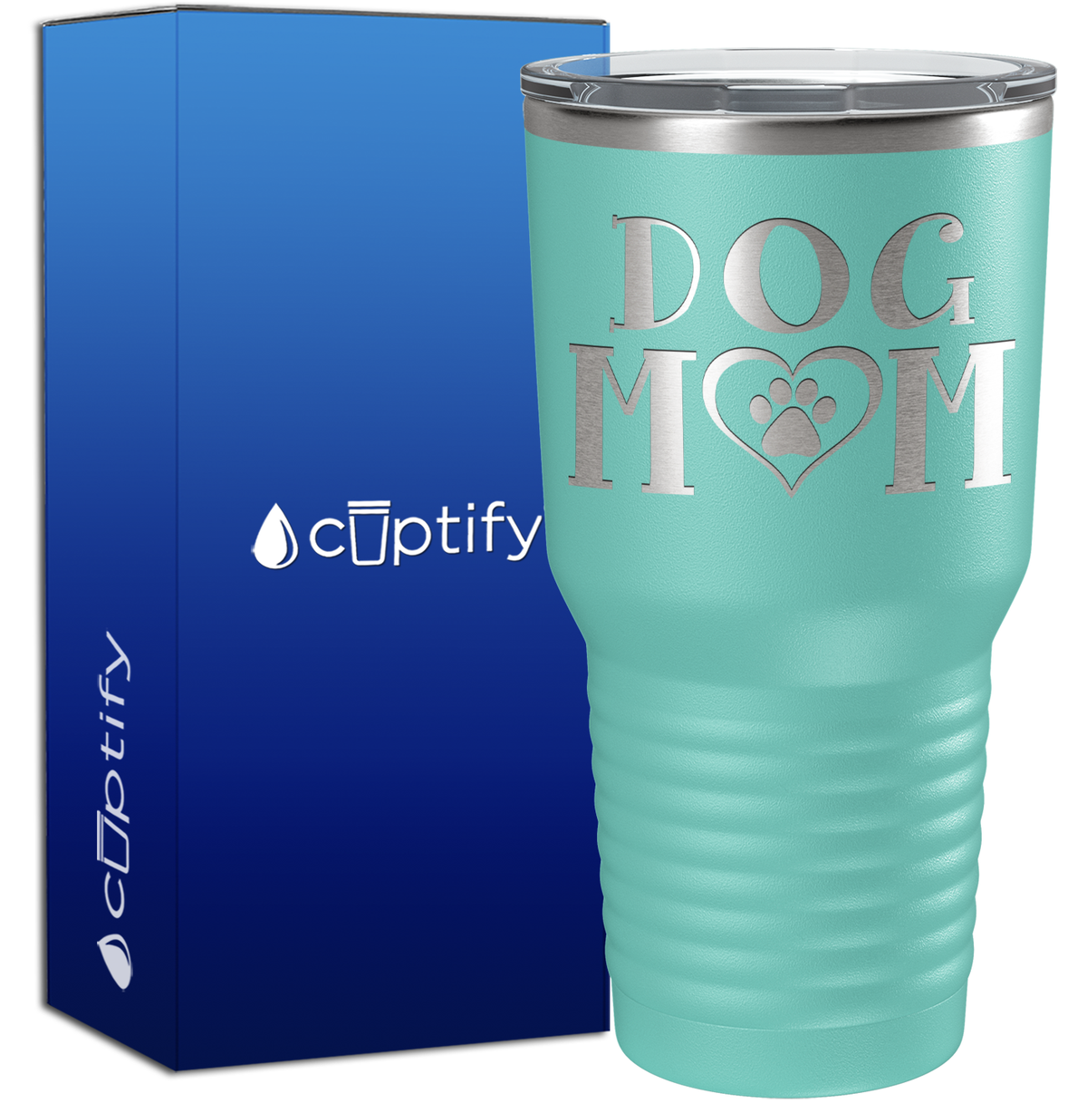 Dog Mom Heart 30oz Mom Tumbler